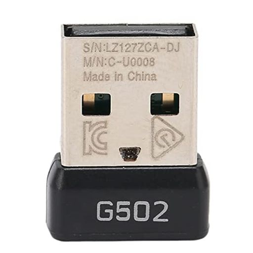 G502 LIGHTSPEED マウス用 USB レシーバー 2.4 GHZ ワイヤレス マウス レシーバー デスクトップ PC ラップトップ用のワイヤレス マウス USB レシーバーの交換 プラグ アンド プレイ
