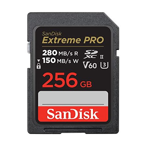 SANDISK (サンディスク) 256GB EXTREME PRO SDXC UHS-II メモリーカード - C10 U3 V60 6K 4K UHD SDカード - SDSDXEP-256G-GN4IN