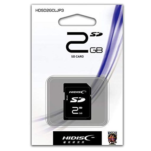 HIDISC SDカード 2GB SPEEDY HDSD2GCLJP3