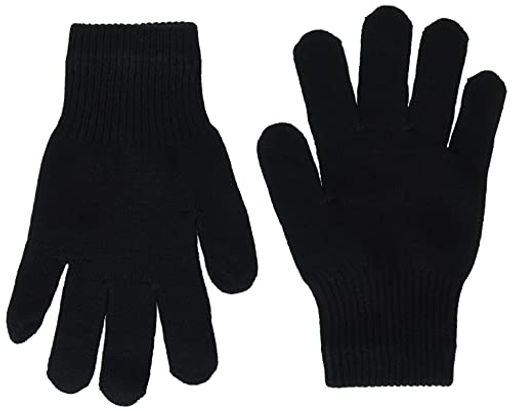 福徳産業 綿手袋 抗菌 ブラック フリーサイズ 1双入 日常用 肌にやさしい 綿素材 天然有機系デオドラント加工 日本製 ロンフレッシュ L-001-BK