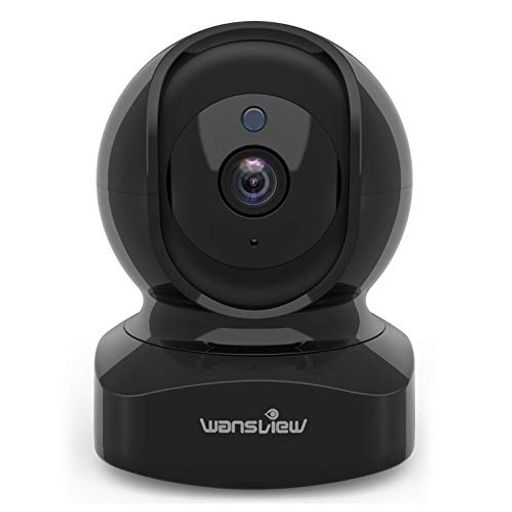 WANSVIEW ネットワークカメラ 2K 300万画素 ベイビーモニター WIFI IPカメラ ワイヤレス屋内防犯カメラ ペットカメラ ベビー老人ペット見守り 動体検知 双方向音声 暗視撮影 録画可能 アプリ無料 黒