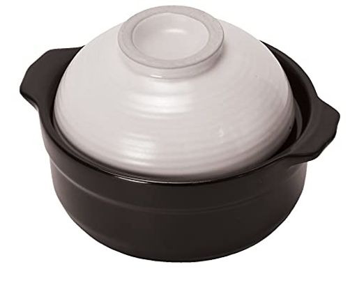 パール金属 蓋が茶碗になる 炊飯 ごはん 土鍋 0.5合用 しろ ガス火 電子レンジ 専用 L-1977