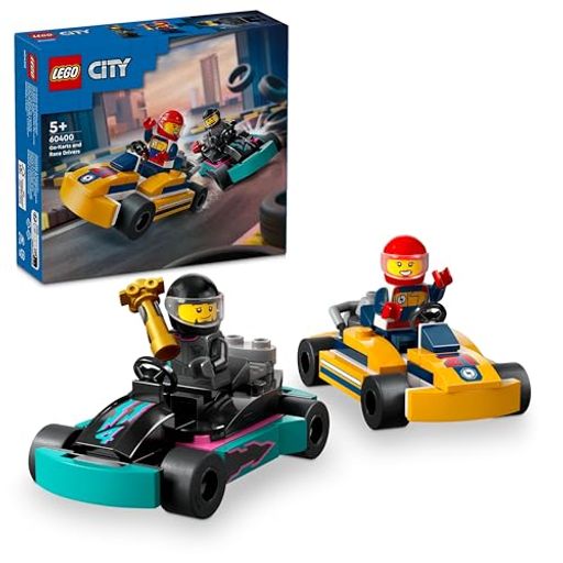 レゴ(LEGO) シティ ゴーカートとレースドライバー おもちゃ 玩具 プレゼント ブロック 男の子 女の子 子供 4歳 5歳 6歳 7歳 車 ミニカー 60400