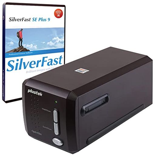 PLUSTEK OPTICFILM 8300I SE - 35MM ネガ フィルム ストライプ & スライド スキャナー、スキャン速度が 38% 向上、SILVERFAST SE PLUS 9 + QUICKSCAN PLUS をバンドル、MAC と