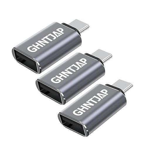 GHNTJAP USB C & USB 変換アダプタ 【3個セット】 OTG対応 TYPE-C TO USB 3.2 GEN2 メス 10GBPS高速転送 タイプC USB 変換 MACBOOK/IPAD