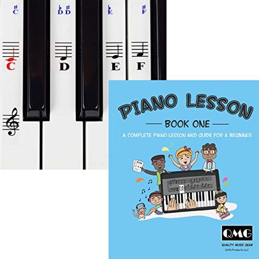 ピアノとキーボードのステッカー、完全なピアノ音楽レッスンとガイドブック。米国でデザインおよび印刷