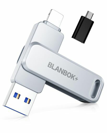 BLANBOK+ USBメモリ 3IN1 PHONE PAD対応 大