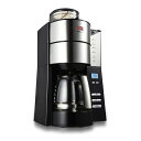 メリタ(MELITTA) 全自動フィルターペーパー式 コーヒーメーカー アロマフレッシュ 6杯用 AFG622-1B 750ML ブラック
