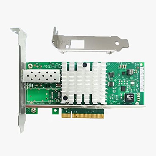 10GBPS LANカード ネットワークサーバー 82599EN インテル X520-DA1対応 E10G42BTDA イーサネットコンバージドアダプター PCI-E2.0 X 8 シングルSFP ポート NIC X520DA1 ネットワークカード