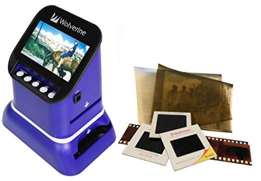 WOLVERINE フィルムスキャナー120フィルム ネガ デジタル化 35MMフィルム スライドフィルム 2000万画素 4.3インチ大型モニタ搭載 ネガスキャナー SD保存 F2DSATURN