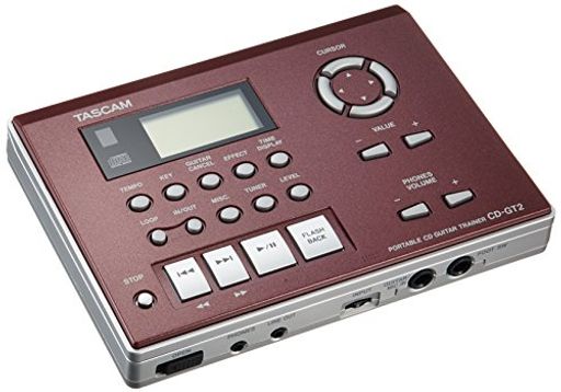 TASCAM(タスカム) CD-GT2 ギター練習 CDプレーヤー チューナー 小型 コンパクト ポータブル キーチェンジ スピード・…