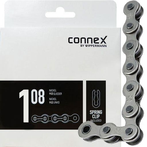 CONNEX POUR CHAÎNE DE VÉLO 108 CONNEX 1/2 X 1/8 112 GL NICKEL