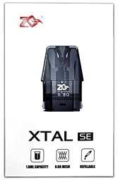 電子タバコ 交換用ポッド ZQ XTAL POD SYSTEM 1.8ML 4個入り (0.8Ω MESH COIL)