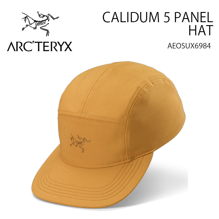ARC'TERYX アークテリクス キャップ CALIDUM 5 PANEL HAT YUKON AEOSUX7762 キャップ 帽子 YUKON ベースボールキャップ アジャスターキャップ サイズ調整可能 フリーサイズ メンズ レディース 男性用 女性用【中古】未使用品