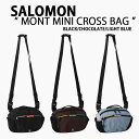 SALOMON サロモン ショルダーバッグ MONT MINI CROSS BAG モント ミニクロスバッグ BLACK CHOCOLATE LIGHT BLU...
