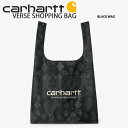 CARHARTT カーハート ショッピングバッグ VERSE SHOPPING BAG ショッパーバッグ トートバッグ BLACK PAISLEY 大口ショッパ...