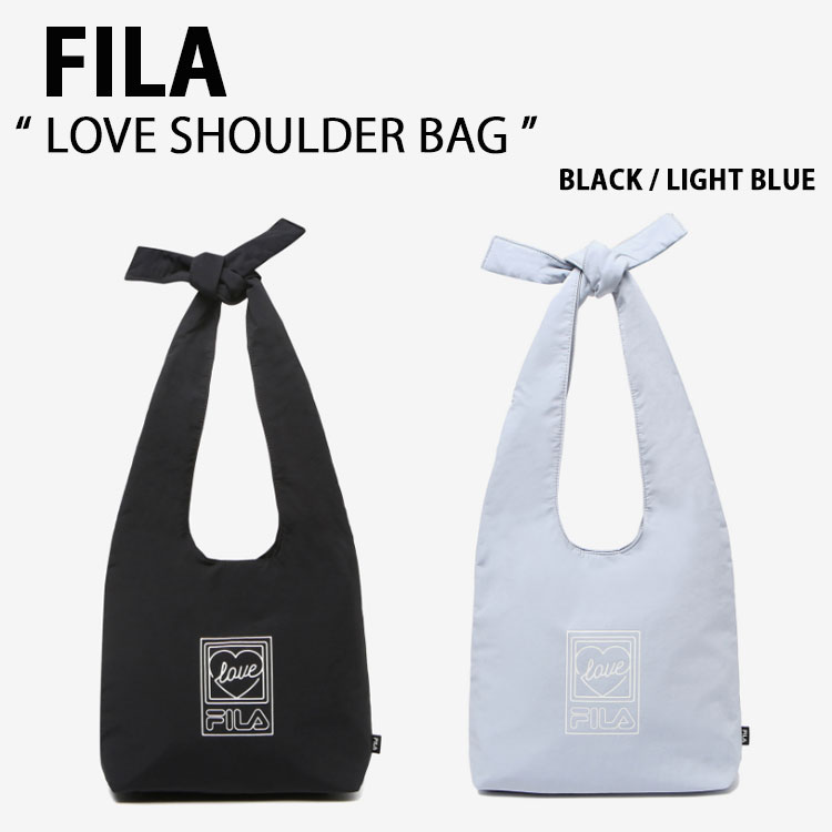 楽天セレクトショップ a-cloFILA フィラ ショルダーバッグ LOVE SHOULDER BAG FS3BCE5339X ラブ スショルダーバッグ ショッパーバッグ トートバッグ ナップザック ロゴ カジュアル ストリート ブラック ブルー メンズ レディース 男性用 女性用 【中古】未使用品