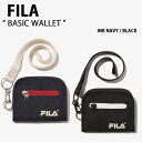 FILA フィラ 財布 BASIC WALLET FS3WLF5001X ベーシック ウォレット ネイビー ブラック コインケース ポーチ 小物入れ ネックスト...