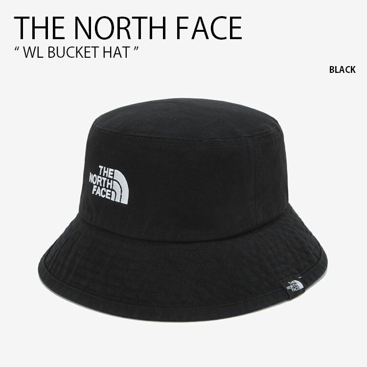 THE NORTH FACE ノースフェイス バケットハット WL BUCKET HAT ハット 帽子 バケハ サファリハット コットンハット カジュアル ブラック ロゴ メンズ レディース 男性用 女性用 男女共用 NE3HM52J未使用品