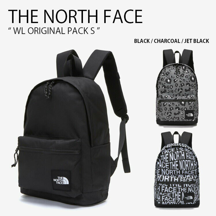 THE NORTH FACE ノースフェイス リュック WL ORIGINAL PACK S ホワイトレーベル オリジナル パック バックパック デイパック ヒョウ柄 ロゴ 通学 通勤 ブラック グレー メンズ レディース 男性用 女性用 NM2DN51J/K/L【中古】未使用品