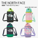 THE NORTH FACE ノースフェイス キッズ ボトルバッグ KIDS BOTTLE BAG 水筒バッグ ペットボトルバッグ 巾着 ポーチ ショルダーバッグ 肩掛け ブラック ピンク ネイビー パープル 子供用 キッズ用 NN2PN06R/S/T/U【中古】未使用品