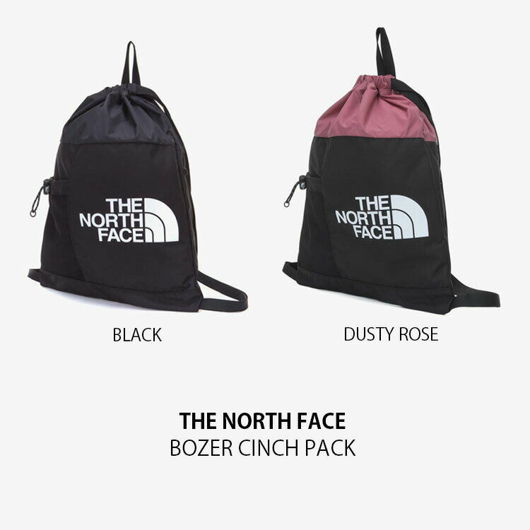 THE NORTH FACE ノースフェイス クロスバッグ BOZER CINCH PACK ボザー シンチ パック トートバッグ ナップザック ロゴ カジュアル ストリート ブラック レッド メンズ レディース 男性用 女性用 男女共用 NN2PN72A/B【中古】未使用品