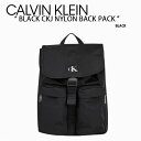 Calvin Klein カルバンクライン リュック BLACK CKJ CITY NYLON BACK PACK BLACK CK ロゴ BAG バッグ バッ...