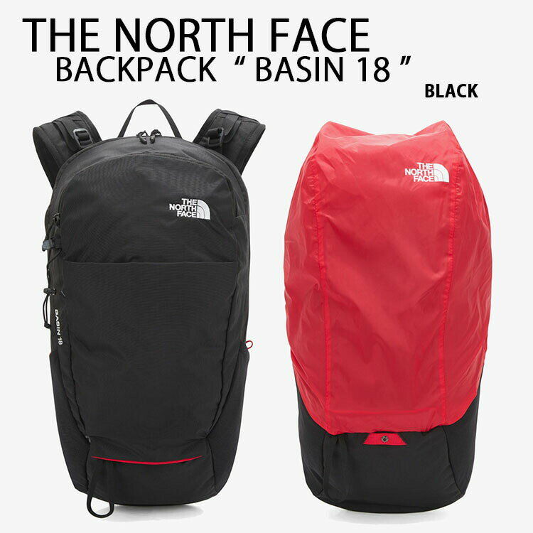 THE NORTH FACE ノースフェイス 登山パック キャンプバッグ 18リットル BASIN 18 BACKPACK ザック バックパック リュック レインカバー BLACK トレイルバッグ マウンテンバッグ NM2SN32A【中古】未使用品
