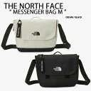 THE NORTH FACE ノースフェイス メッセンジャーバッグ MESSENGER BAG M ショルダーバッグ 肩掛け BLACK CREAM フラップバッグ ブラック クリーム メンズ レディース NN2PP77 NN2PP01M/N【中古】未使用品