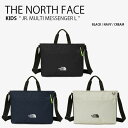 THE NORTH FACE ノースフェイス キッズ ショルダーバッグ JR. MULTI MESSENGER L ジュニア マルチ メッセンジャー バッグ A4収納 ロゴ カジュアル ストリート ブラック ネイビー ベージュ 子供用 男の子 女の子 NN2PP53R/S/T【中古】未使用品