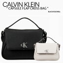 Calvin Klein カルバンクライン ショルダーバッグ CAPSULE FLAP CROSS BAG BLACK CK ロゴ クロスバッグ ショルダーポー...