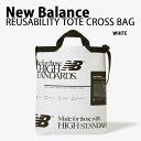 New Balance ニューバランス トートバッグ ショッパーバッグ REUSABILITY 2WAY TOTE CROSS BAG 2ウェイバッグ クロスバッグ ショルダー ロゴバック NBGCECS901【中古】未使用品