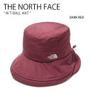 THE NORTH FACE ノースフェイス レディース W T-BALL HAT DARK RED ティーボール ハット ダークレッド 帽子 ロゴ カジュアル...