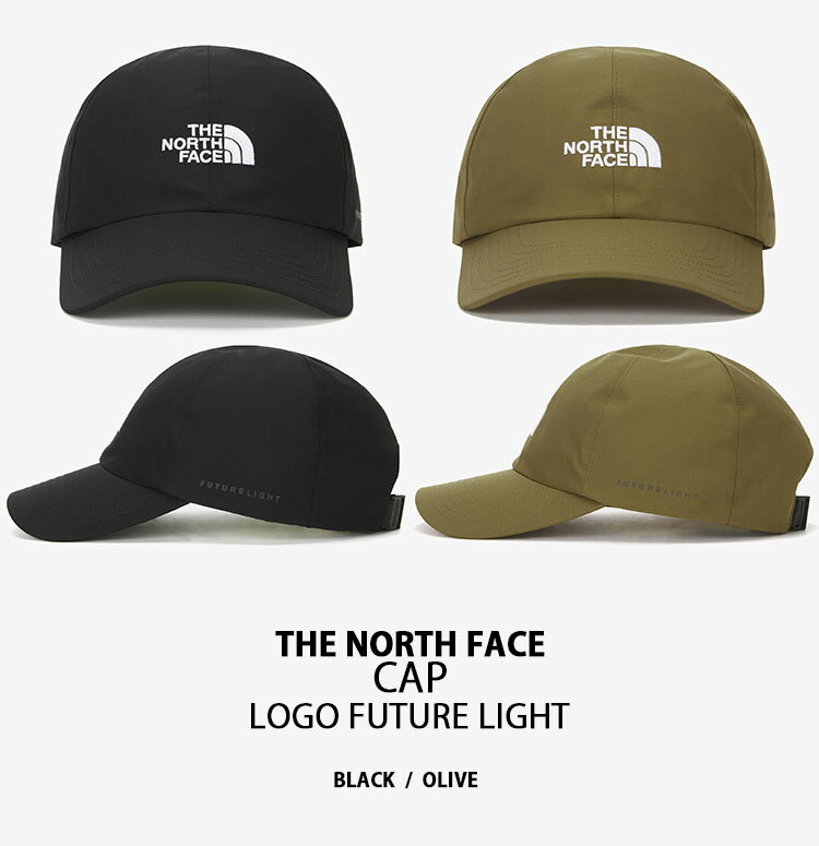 THE NORTH FACE ノースフェイス キャップ 帽子 LOGO FUTURELIGHT HAT メッシュキャップ ベースボールキャップ アウトドア ロゴ ストリート ブラック カーキ メンズ レディース 男性用 女性用 NE3CN33A/B【中古】未使用品