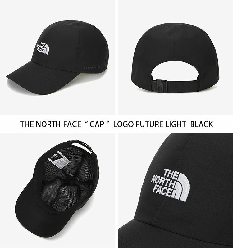 THE NORTH FACE ノースフェイス キャップ 帽子 LOGO FUTURELIGHT HAT メッシュキャップ ベースボールキャップ アウトドア ロゴ ストリート ブラック カーキ メンズ レディース 男性用 女性用 NE3CN33A/B【中古】未使用品