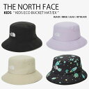 THE NORTH FACE ノースフェイス キッズ バケットハット KIDS ECO BUCKET HAT/EX エコ ハット バケハ 帽子 UVカット ロゴ...