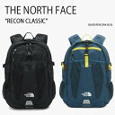 THE NORTH FACE ノースフェイス リュック RECON CLASSIC リーコンクラシック バッグパック バッグ BAG BACKPACK ブラック ピーコックブルー 通学 通勤 ユニセックス 男性用 女性用 NM2DM07A/B【中古】未使用品