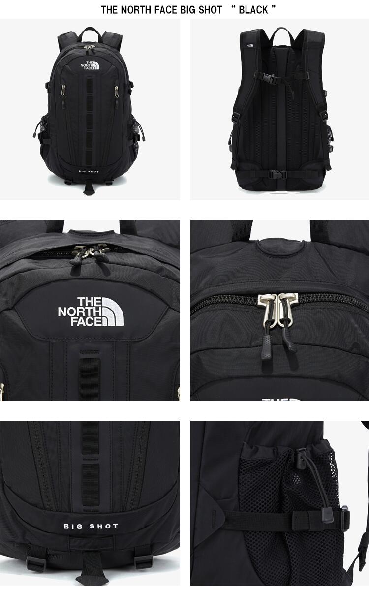 【ポイント2倍!】THE NORTH FACE ノースフェイス リュック BIG SHOT ビッグショット バッグパック バッグ BAG BACKPACK デイパック ブラック カーキ PC収納 通学 通勤 メンズ レディース ユニセックス 男性用 女性用 NM2DM51A/B【中古】未使用品