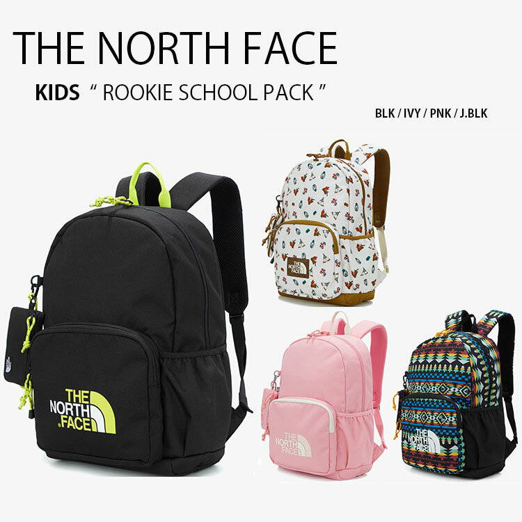 THE NORTH FACE ノースフェイス キッズ リュック KIDS ROOKIE SCHOOL PACK ルーキー スクール パック バッグ バックパック キッズ 子供用 ピクニック 通学 ベビー キッズ 男の子 女の子 NM2DM51【中古】未使用品