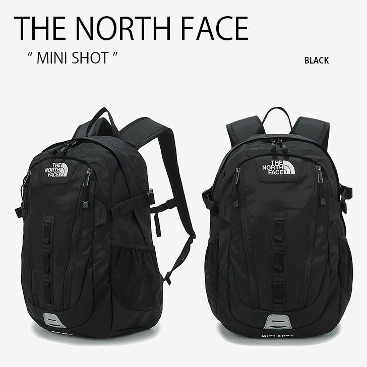 THE NORTH FACE ノースフェイス バックパック MINI SHOT BLACK バッグ デイパック リュック PC収納 ホットショット 通学 通勤 メンズ レディース 男女共用 男性用 女性用 NM2DM55A 【中古】未使用品