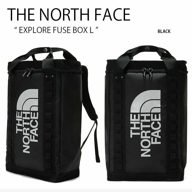 THE NORTH FACE ノースフェイス バックパック EXPLORE FUSEBOX L エクスプローラ ヒューズボックス バッグ デイパック リュック PC収納 通学 通勤 ブラック 大容量 大型 男女共用 男性用 女性用 NM2DM72A【中古】未使用品