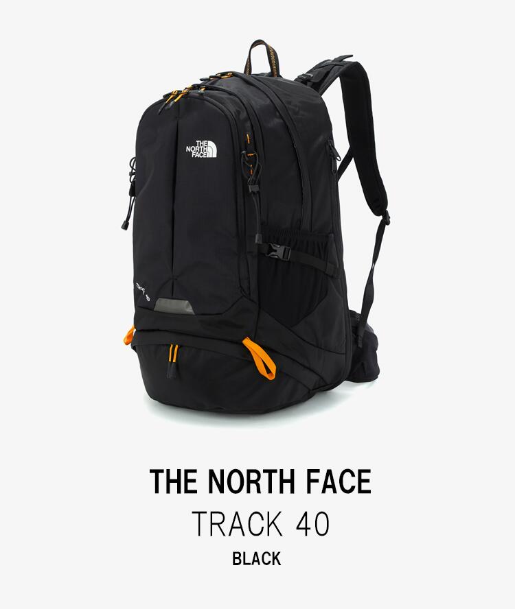 THE NORTH FACE ノースフェイス リュック TRACK 40 トラック 40L 40リットル 大容量 バッグパック バッグ BAG BACKPACK ブラック 通学 通勤 メンズ レディース ユニセックス 男性用 女性用 NM2SM56A【中古】未使用品