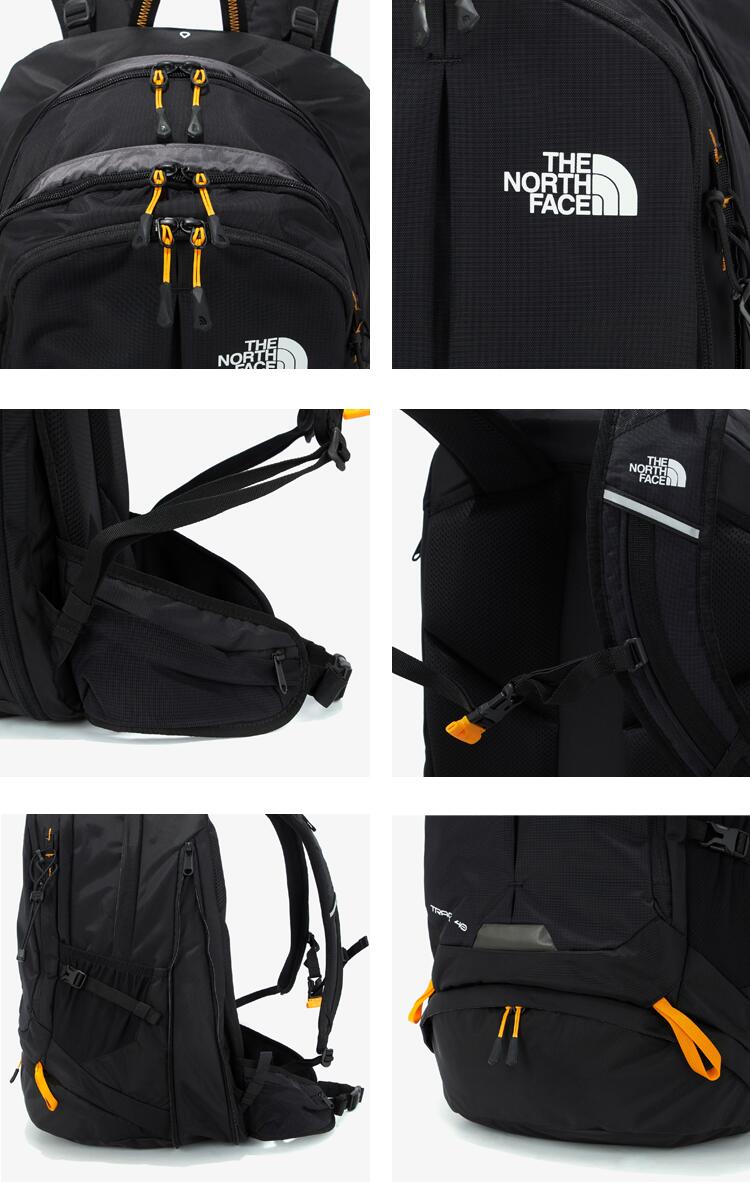 THE NORTH FACE ノースフェイス リュック TRACK 40 トラック 40L 40リットル 大容量 バッグパック バッグ BAG BACKPACK ブラック 通学 通勤 メンズ レディース ユニセックス 男性用 女性用 NM2SM56A【中古】未使用品