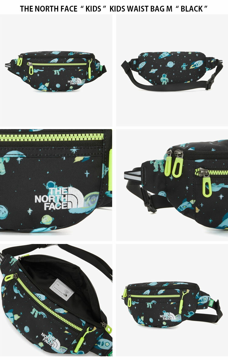 【ポイント2倍!】THE NORTH FACE ノースフェイス キッズ ウエストバッグ KIDS WAIST BAG M ボディバッグ ミニバッグ ミニポーチ バッグ ポーチ アウトドア ブラック パープル ネイビー ピンク 子供用 キッズ用 男の子 女の子 NN2PN01R/S/T/U【中古】未使用品