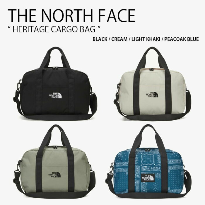 THE NORTH FACE ノースフェイス カーゴバッグ HERITAGE CARGO BAG ボストンバッグ トラベルバッグ ビジネスバッグ バッグ ペイズリー柄 肩掛け 2Way 通勤 通学 メンズ レディース 男性用 女性用 男女共用 NN2PN14A/B/C/D【中古】未使用品