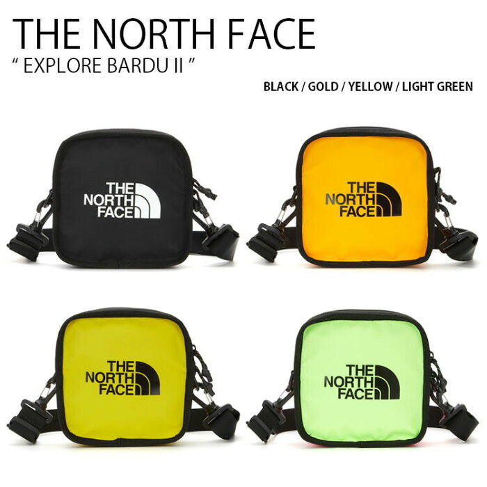 THE NORTH FACE ノースフェイス クロスバッグ EXPLORE BARDU II エクスプロア バード ショルダーバッグ ボディバッグ ショルダーポーチ 肩掛け ブラック イエロー グリーン メンズ レディース NN2PN30A/B/C/D【中古】未使用品