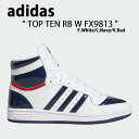 adidas Originals AfB_X IWiX Xj[J[ FX9813 TOP TEN RB W gbve RB W WHITE NAVY RED zCg lCr[ bh fB[X pyÁzgpi