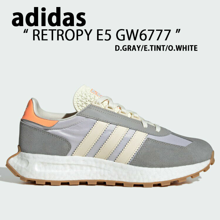 adidas アディダス スニーカー Retropy E5 GW6777 レトロピー GRAY TINT WHITE グレー ティント ホワイト 3ストライプ クラシック メンズ レディース 男性用 女性用 男女共用【中古】未使用品