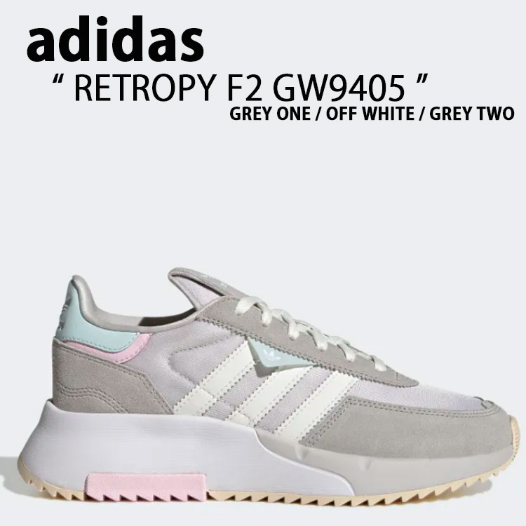 adidas アディダス スニーカー RETROPY F2 GW9405 レトロピー F2 WHITE GREY ホワイト グレー メンズ レディース 男性用 女性用 男女兼用【中古】未使用品