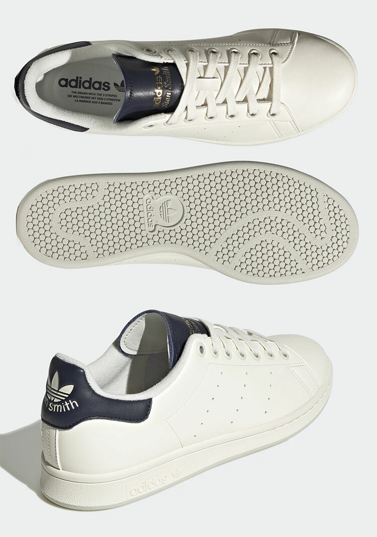 adidas アディダス スニーカー STANSMITH GX4419 スタンスミス WHITE GRAY NAVY ホワイト グレー ネイビー シューズ クラシック メンズ レディース 男性用 女性用【中古】未使用品